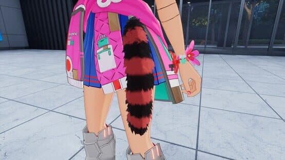 Full Metal Schoolgirl: Accessory - "Red Raccoon Tail" — screenshot 2