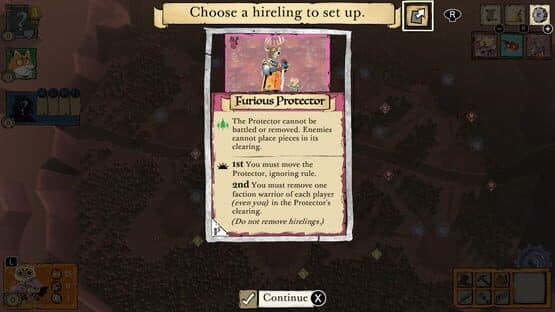 Root: Hirelings & Landmarks — screenshot 1