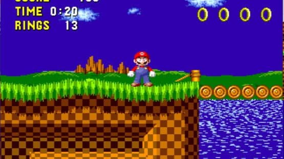 The Worst Sonic the Hedgehog Romhack (Featuring Mario) — screenshot 2