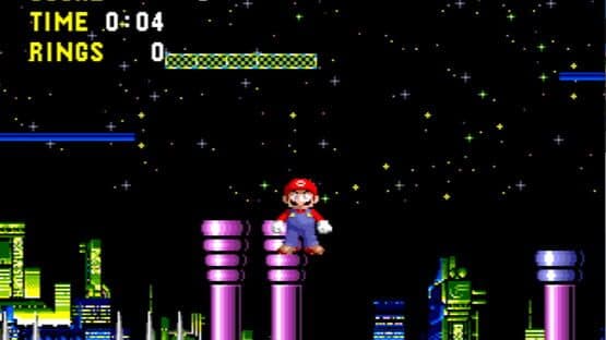 The Worst Sonic the Hedgehog Romhack (Featuring Mario) — screenshot 4
