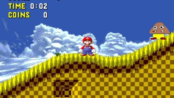 The Worst Sonic the Hedgehog Romhack (Featuring Mario) 2 — screenshot 1