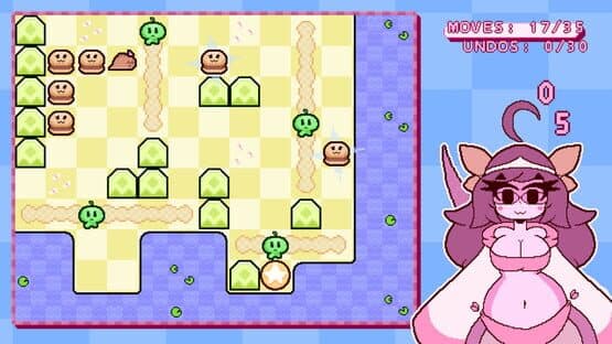 Giant Snake Girl Wants the Burger! — screenshot 2