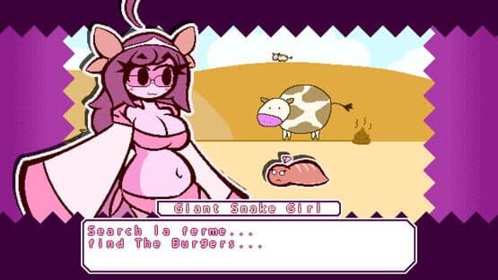 Giant Snake Girl Wants the Burger! — screenshot 4