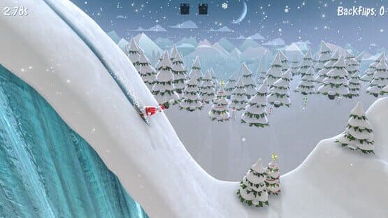 Santa's Slippery Slope Ski Stunts — screenshot 1