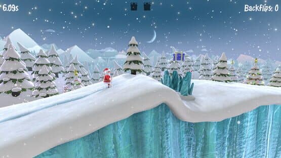 Santa's Slippery Slope Ski Stunts — screenshot 3