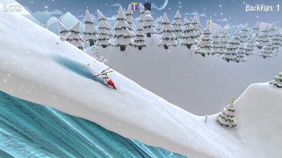 Santa's Slippery Slope Ski Stunts — screenshot 4