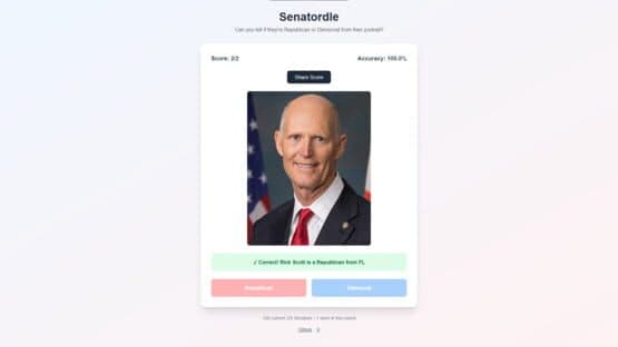 Senatordle — screenshot 2