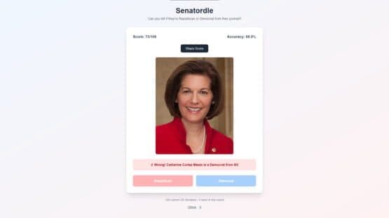 Senatordle — screenshot 3