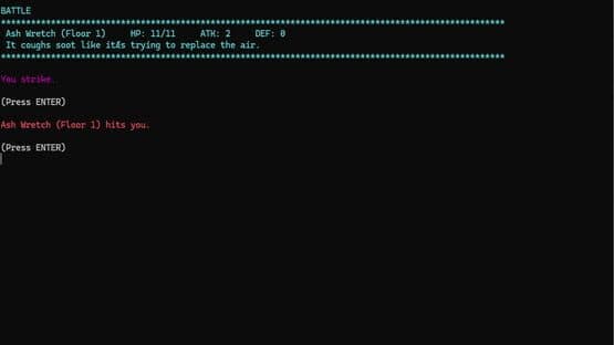Nick's Text Adventure — screenshot 1