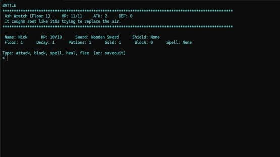 Nick's Text Adventure — screenshot 2