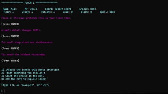 Nick's Text Adventure — screenshot 6