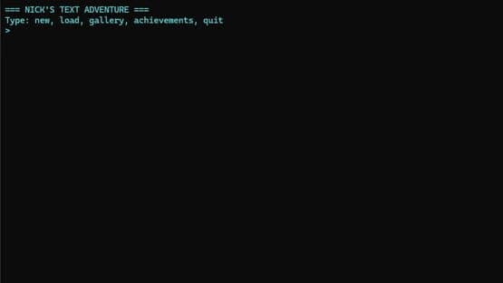 Nick's Text Adventure — screenshot 8