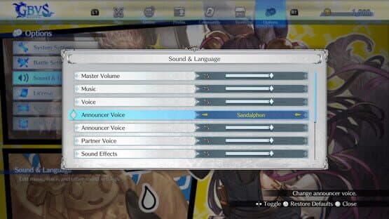 Granblue Fantasy Versus: Rising - System Voice Set 3 — screenshot 2