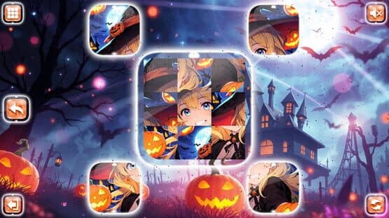 Lovely Anime Puzzle: Halloween — screenshot 1