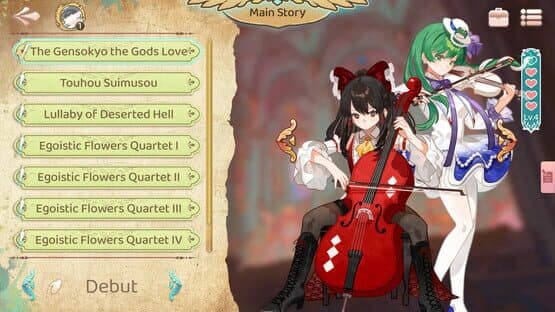 Concerto on White: Cajon Story - Touhou Project Music Pack — screenshot 1