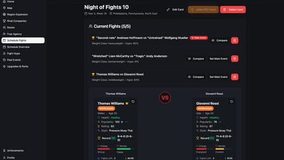 MMA Empire — screenshot 2