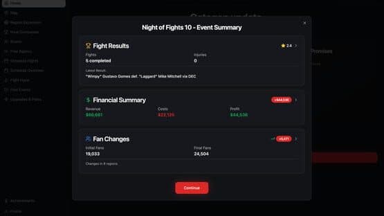 MMA Empire — screenshot 3
