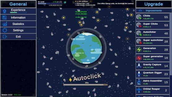 Clicker Astro Planet — screenshot 1