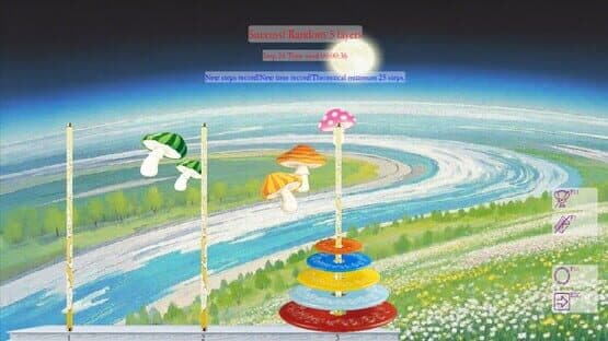 Colorful Tower of Hanoi — screenshot 1