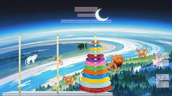 Colorful Tower of Hanoi — screenshot 2
