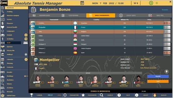 Absolute Tennis Manager — screenshot 7