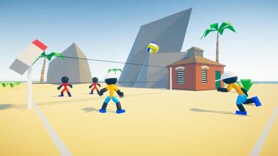 Stickman Beach Volleyball Deluxe — screenshot 2
