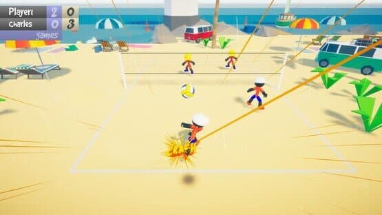 Stickman Beach Volleyball Deluxe — screenshot 3