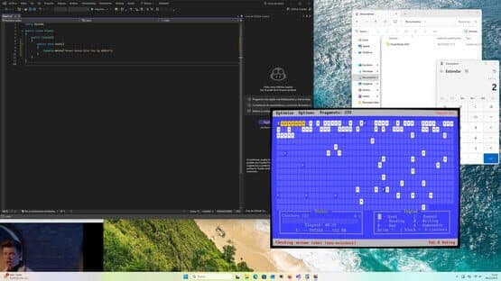 Idle Defragmenter 95 — screenshot 1