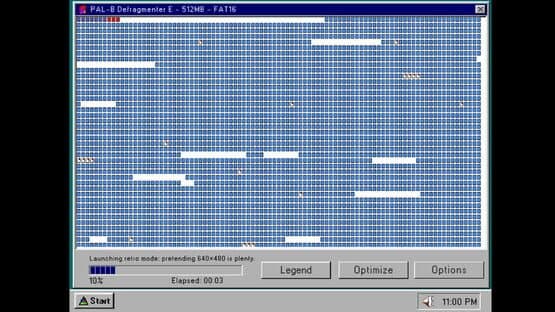 Idle Defragmenter 95 — screenshot 4