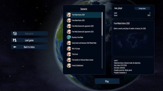 Geo-Political Simulator 2026 Edition — screenshot 2