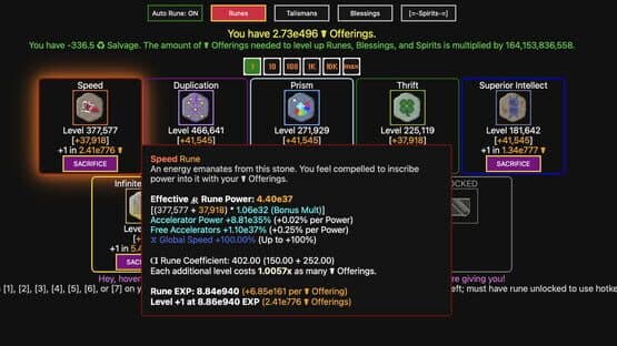 Synergism — screenshot 2