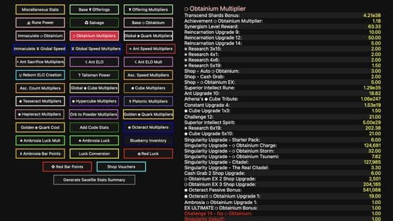 Synergism — screenshot 5