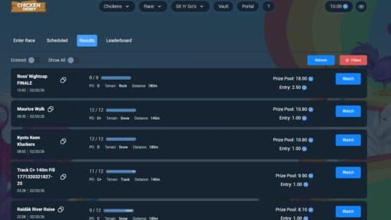 Chicken Derby — screenshot 1