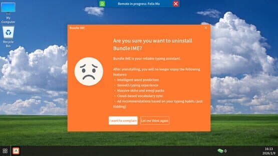 Uninstall Simulator — screenshot 1
