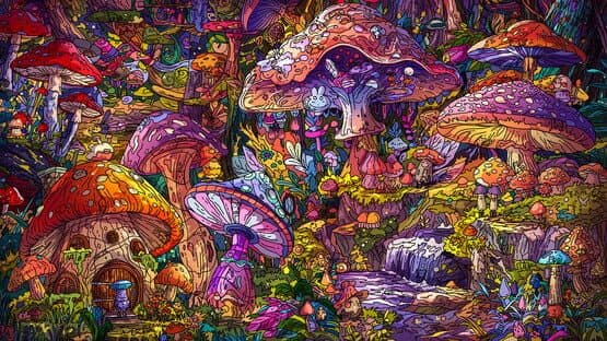 100 Mushroom Cats — screenshot 1