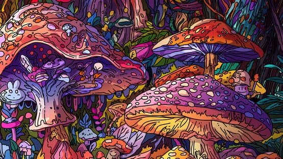 100 Mushroom Cats — screenshot 3