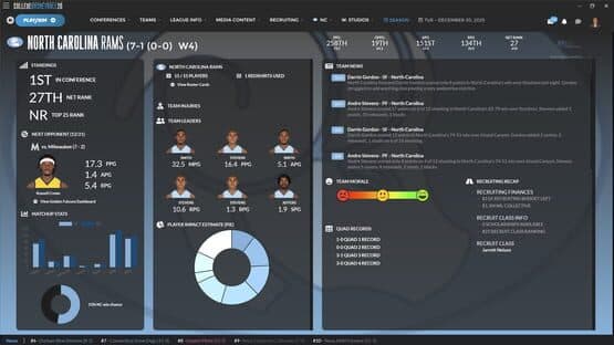Draft Day Sports: College Basketball 26 — screenshot 2