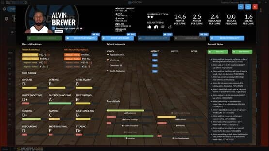 Draft Day Sports: College Basketball 26 — screenshot 3