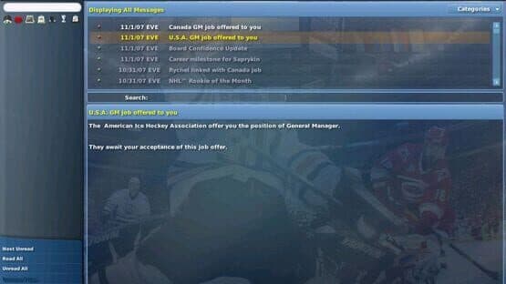 NHL Eastside Hockey Manager 2007 — screenshot 3