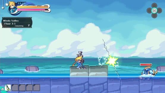 Kingdom's Return: Time-Eating Fruit and the Ancient Monster - "Azure Striker Gunvolt" Crossover Character Skin — screenshot 2