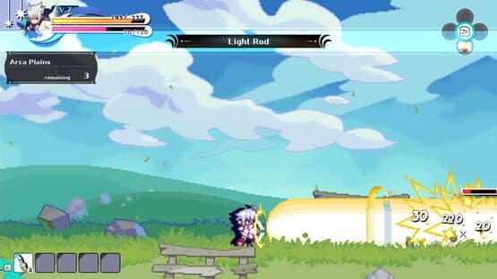 Kingdom's Return: Time-Eating Fruit and the Ancient Monster - "Azure Striker Gunvolt" Crossover Character Skin — screenshot 4