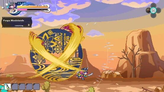Kingdom's Return: Time-Eating Fruit and the Ancient Monster - "Azure Striker Gunvolt" Crossover Character Skin — screenshot 5