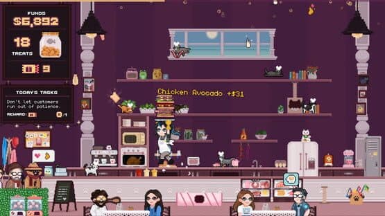 Supurr Cat Cafe: Sandwich Rush — screenshot 1
