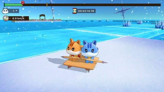 Skidddddd: Tori's Frozen Racing — screenshot 1