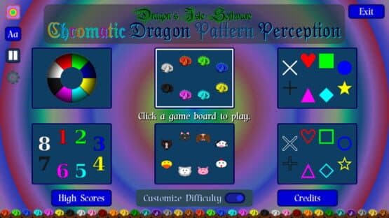 Chromatic Dragon Pattern Perception — screenshot 1