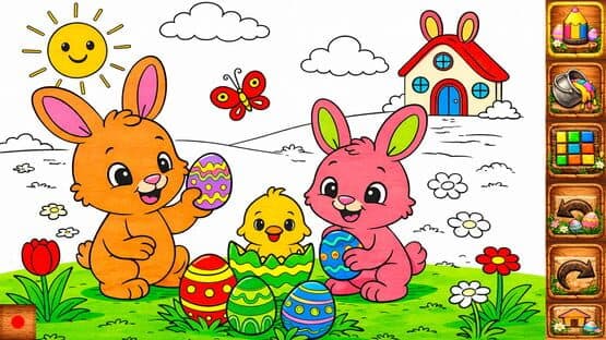 Easter Coloring Book for Kids & Toddlers — screenshot 2