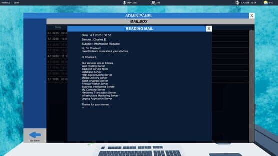 Cloud Server Simulator — screenshot 2