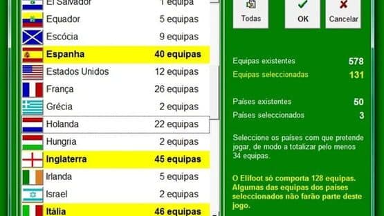 Elifoot 2002 — screenshot 3