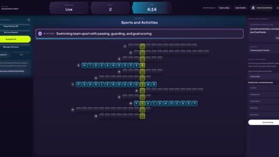 Acrostics on Stream — screenshot 2