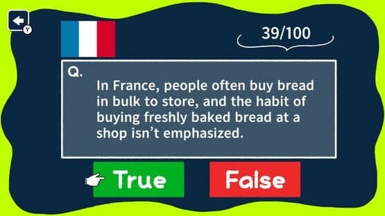 Amazing Facts World Culture True or False Quiz — screenshot 1